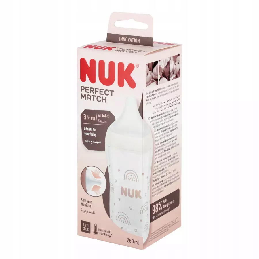 NUK Butelka PP 260ml Perfect Match – Idealna dla Twojego dziecka