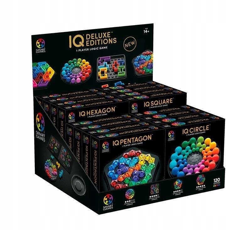 Display naladowy IQ Deluxe – Idealny ekspozytor na gry logiczne