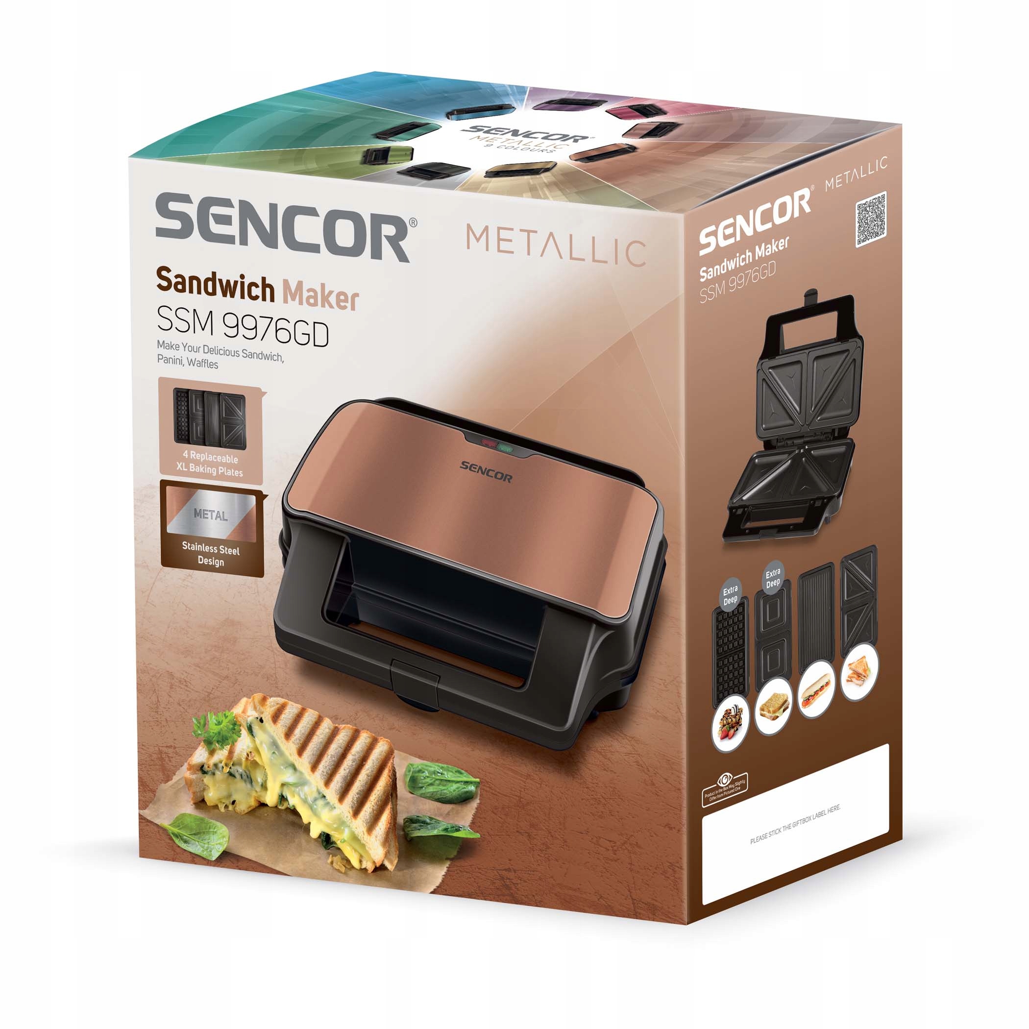 Wymienne płytki do pieczenia – Idealne do kanapek i panini