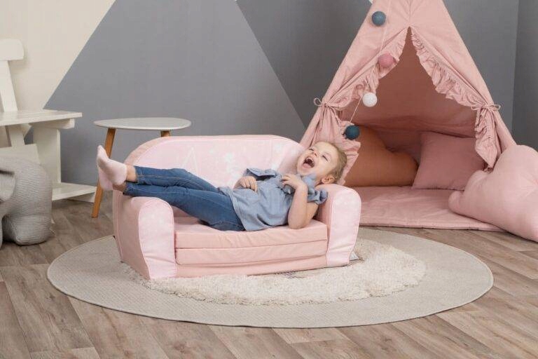 Mini Sofa Print Mała Księżniczka – Idealna do zabawy dla Twojego dziecka