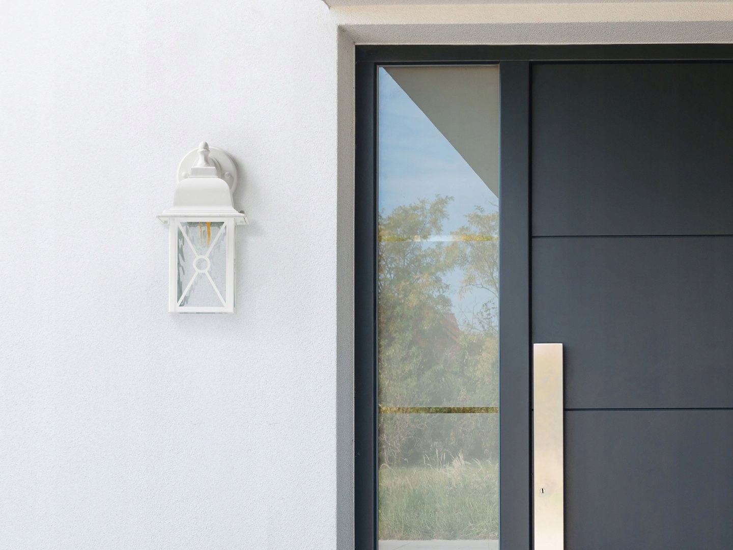 Klasyczny design przypominający latarnię