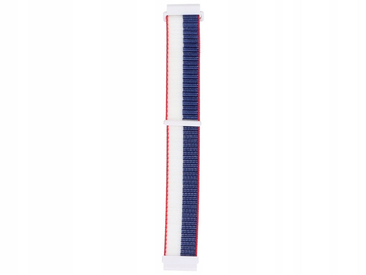 Pasek do smartwatcha Grip Strap Nylon Ocean Mist Atramentowo-biały 22mm – Styl i funkcjonalność w jednym