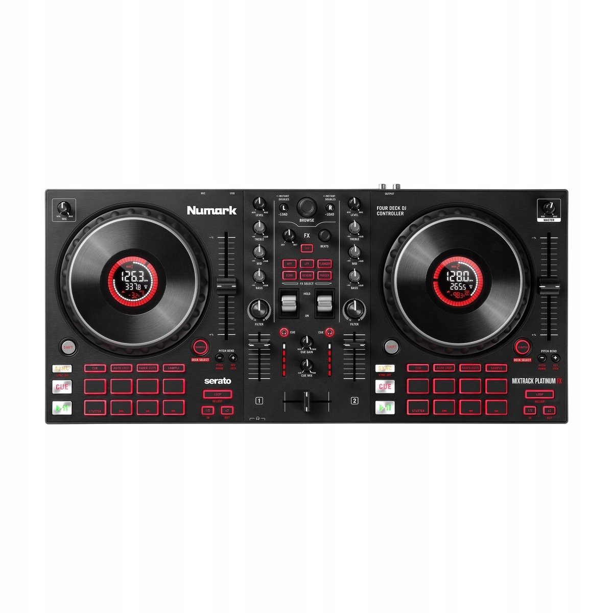 DJ kontroler Mixtrack Platinum FX Numark – Twoja droga do świata DJ-ingu