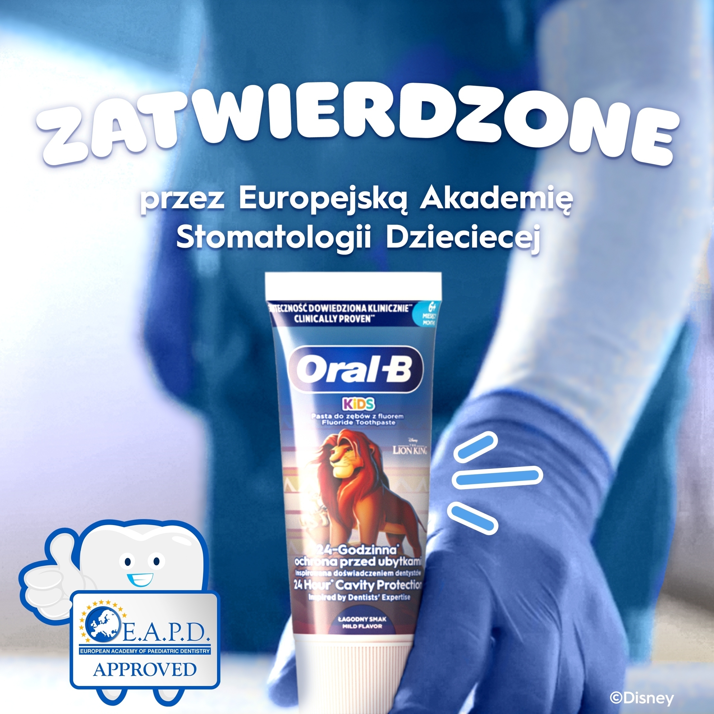 ORAL-B Pasta dla dzieci LION KING 0,5 – Zdrowe zęby od najmłodszych lat