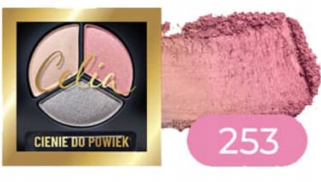 CELIA Paleta cieni do powiek 253 – Wiosenne kolory dla wyjątkowego makijażu