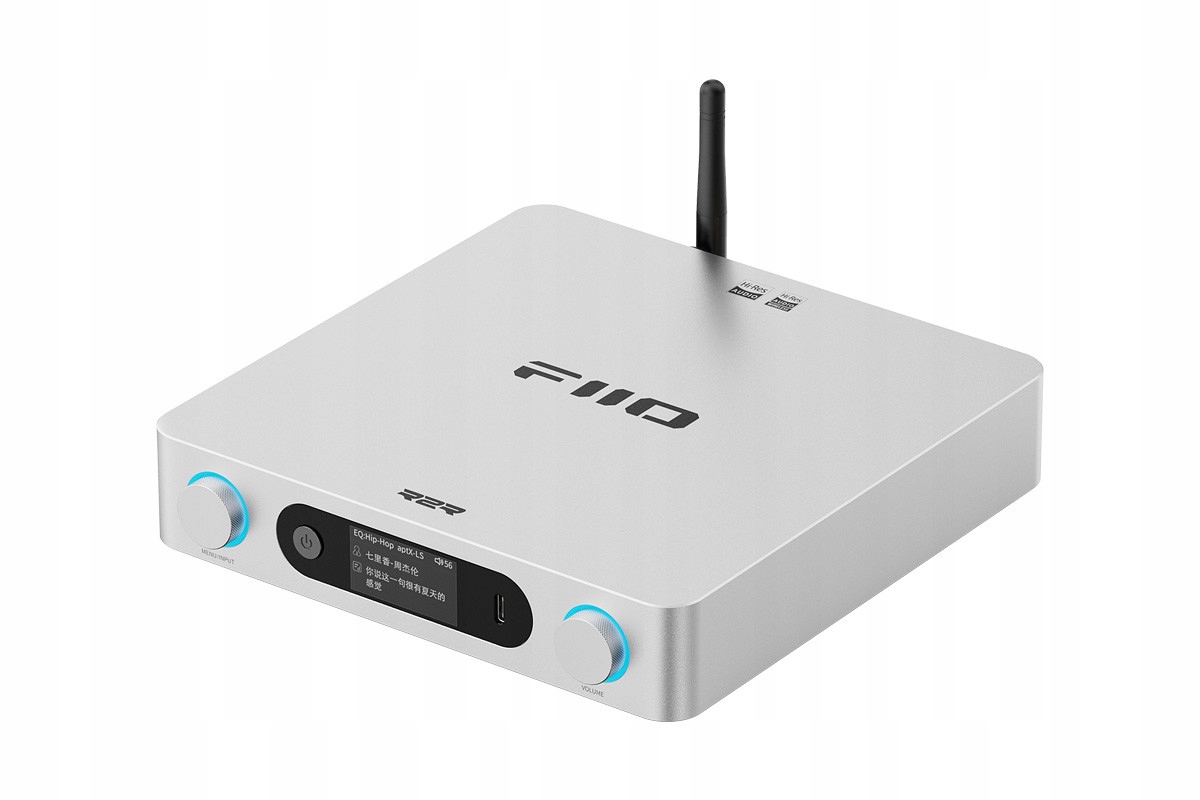 FiiO BR15 R2R - Odbiornik Bluetooth R2R Hi-Res w eleganckim srebrnym wykończeniu