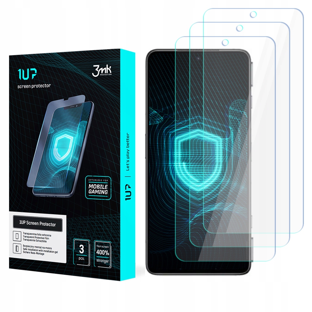 XIAOMI BLACK SHARK 4S/4S PRO - 3MK 1UP – Ochrona ekranu dla graczy