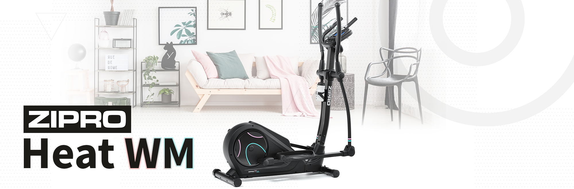 Orbitrek elektryczno-magnetyczny Heat WM Zipro