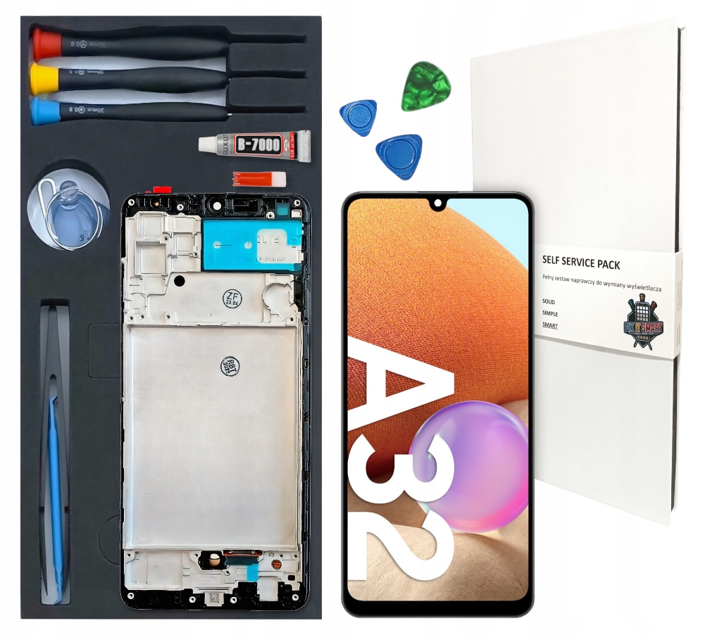 WYŚWIETLACZ LCD DO SAMSUNG GALAXY A32 4G INCELL RAMKA ZESTAW WYMIANA A325 – Idealne rozwiązanie dla Twojego telefonu