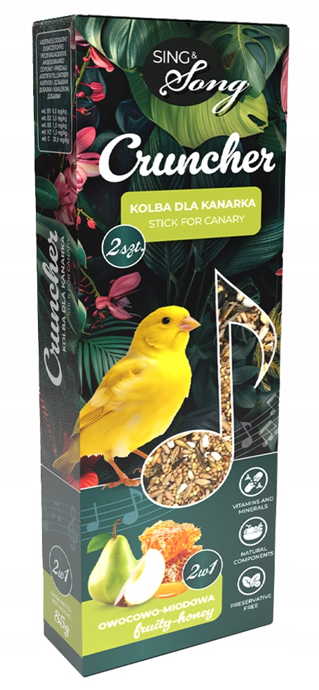 Naturalne składniki dla zdrowia i witalności kanarka