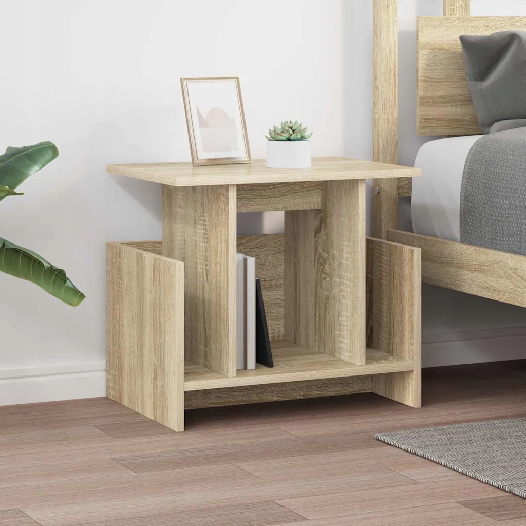 vidaXL Stół pod telewizor Dąb Sonoma 50 x 35 x 45 cm – Elegancja i funkcjonalność w Twoim salonie