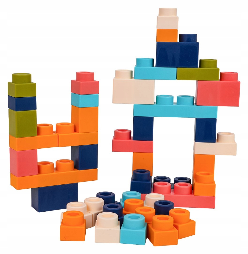 Kolorowe klocki dla dzieci od 18 miesiąca życia