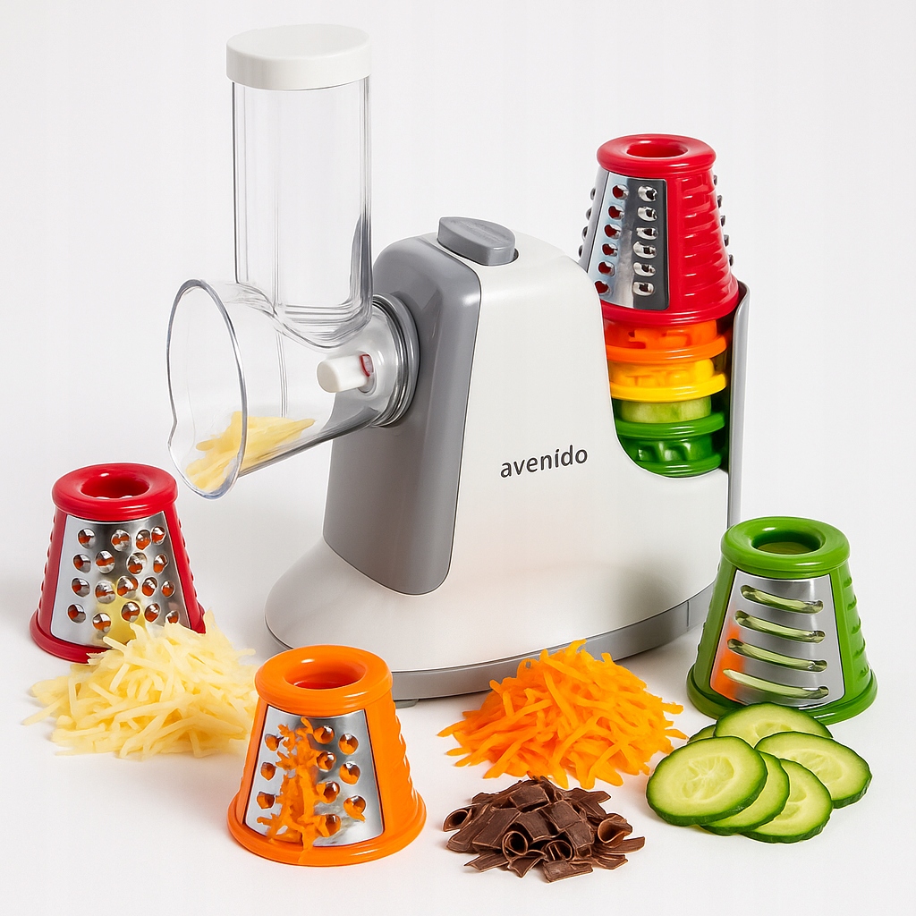 5 wymiennych nasadek do tarcia i krojenia – dostosuj do swoich potrzeb