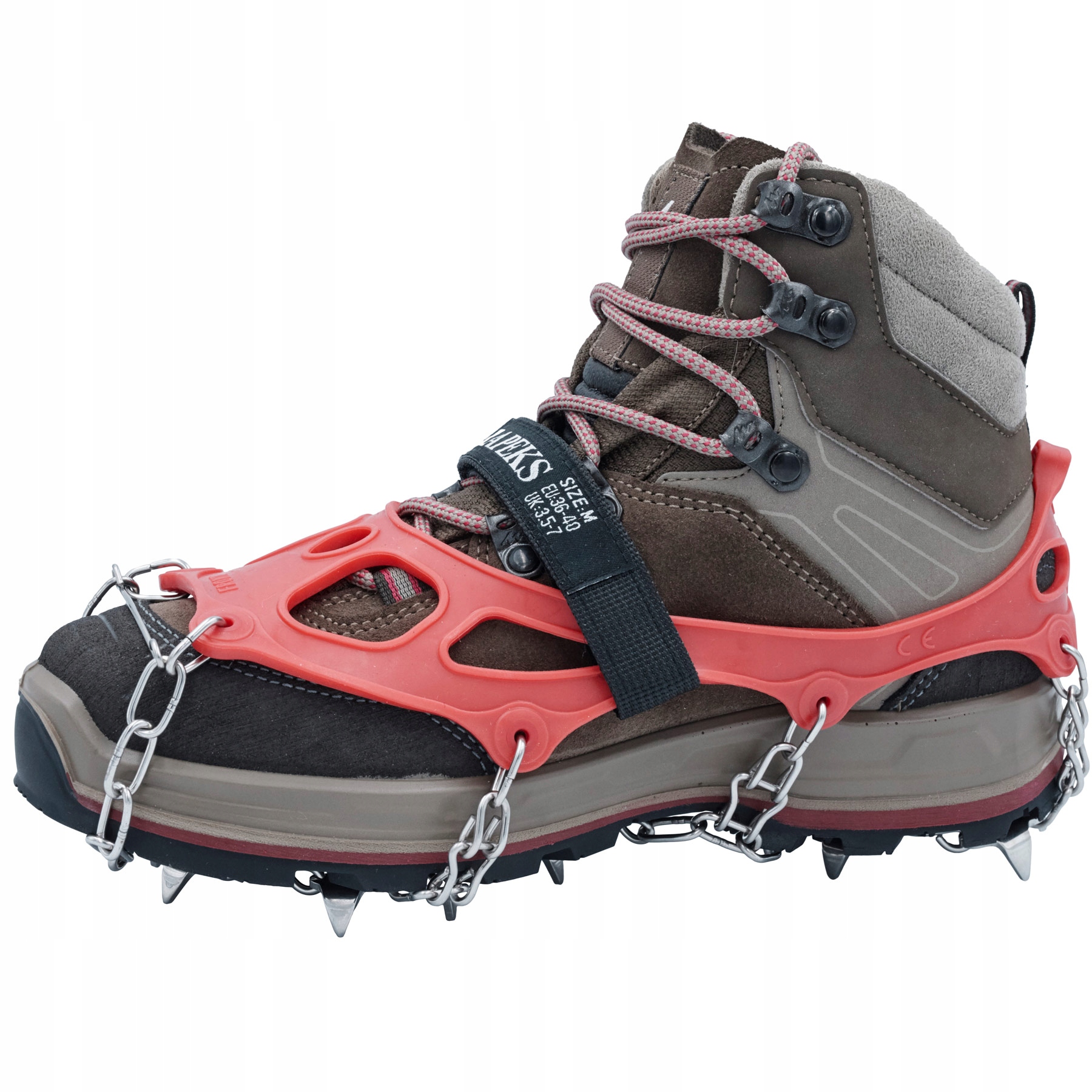 Wysoka przyczepność dzięki 13 stalowym zębom