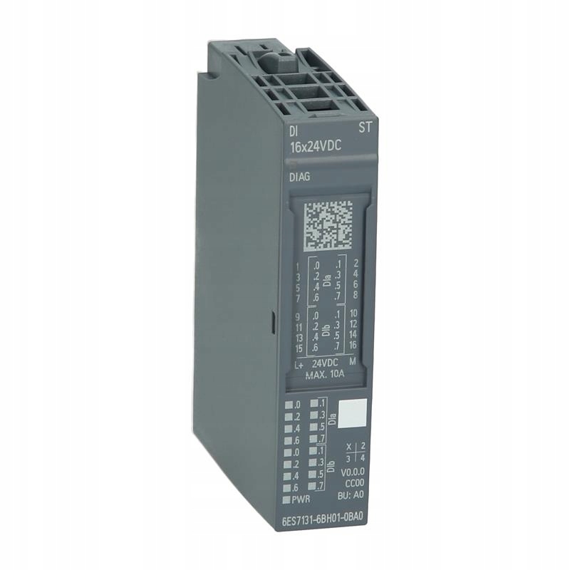 Moduł wejść binarnych 16WE 24V DC SIMATIC ET 200SP 6ES7131-6BH01-0BA0 – Wydajność i niezawodność w Twoim systemie