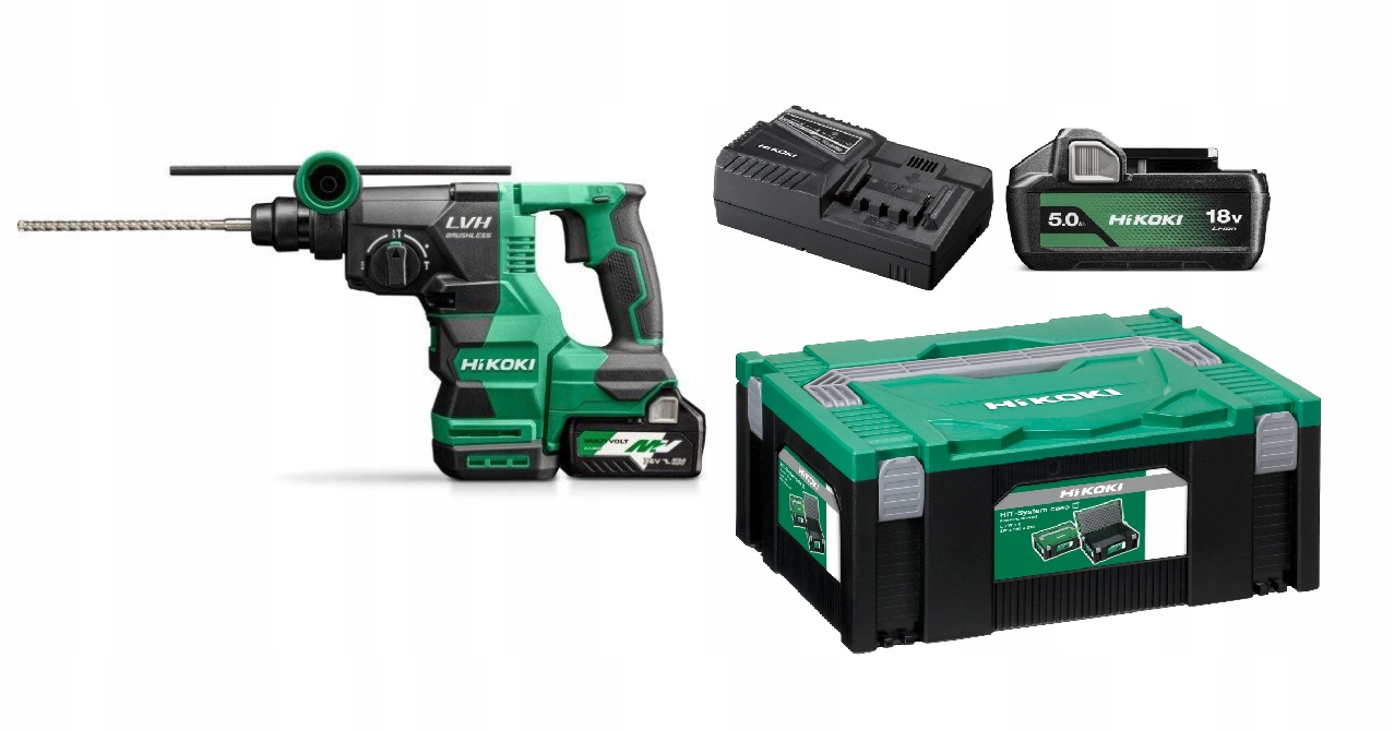 Trójfunkcyjna funkcjonalność: wiercenie, wiercenie z udarem i podkuwanie