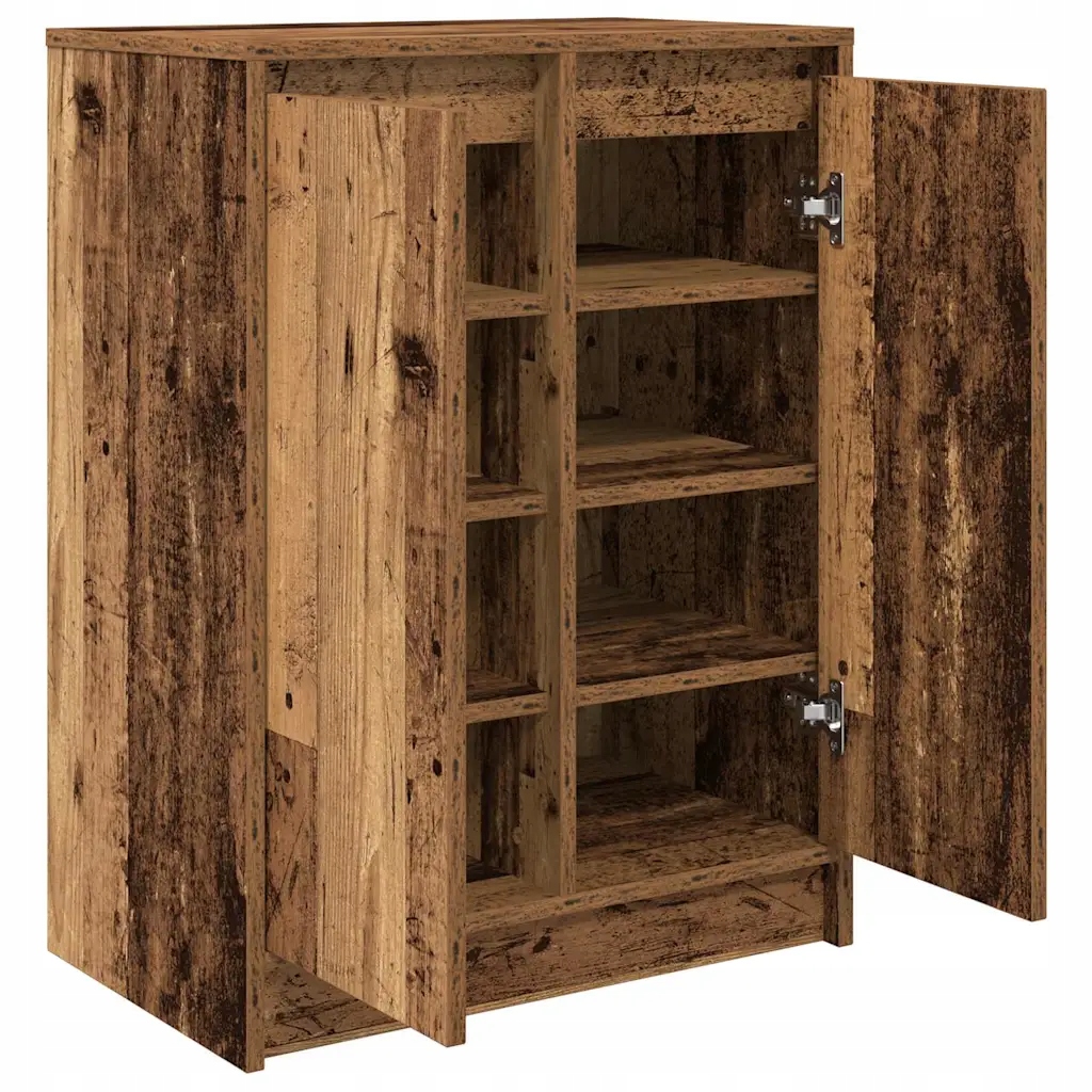 Szafka na buty Stare drewno 57x34x76 cm – Elegancka organizacja przestrzeni