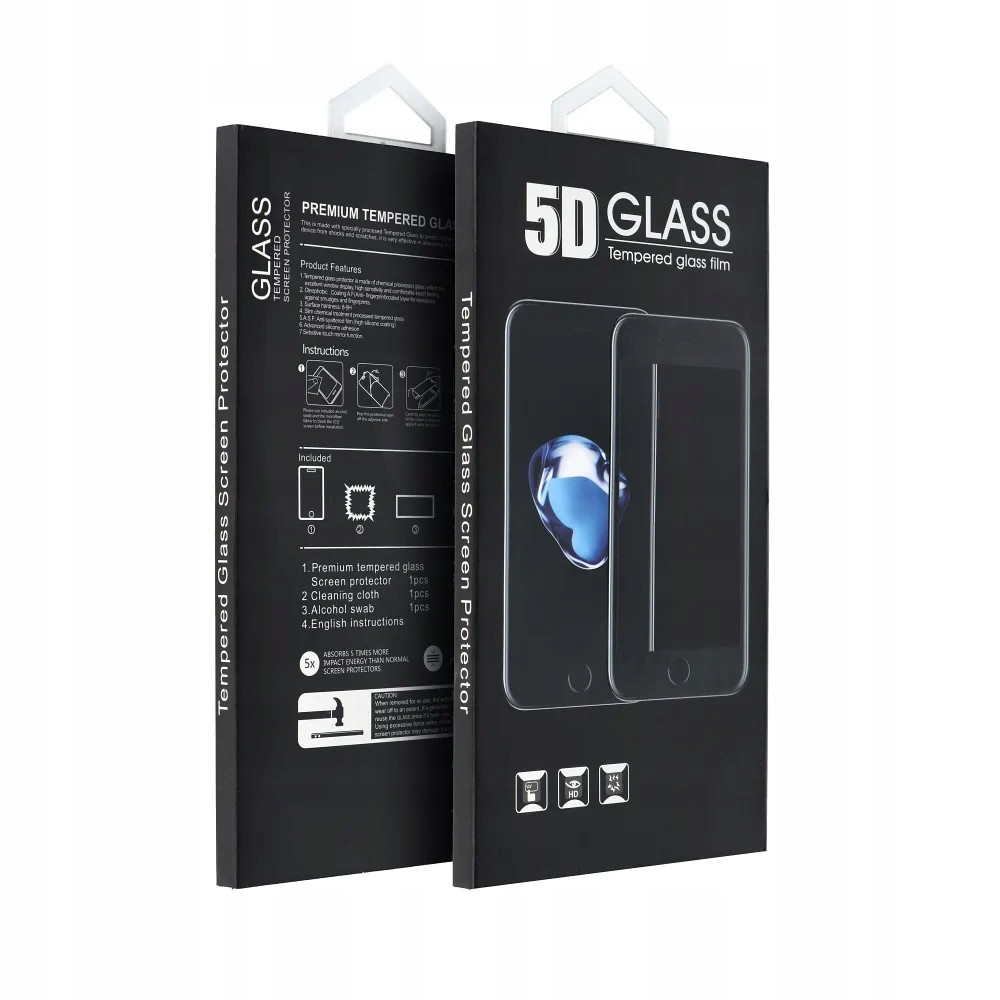 Szkło hartowane 5D Full Glue do Honor 300 Pro / 300 Ultra czarny – Doskonała ochrona ekranu