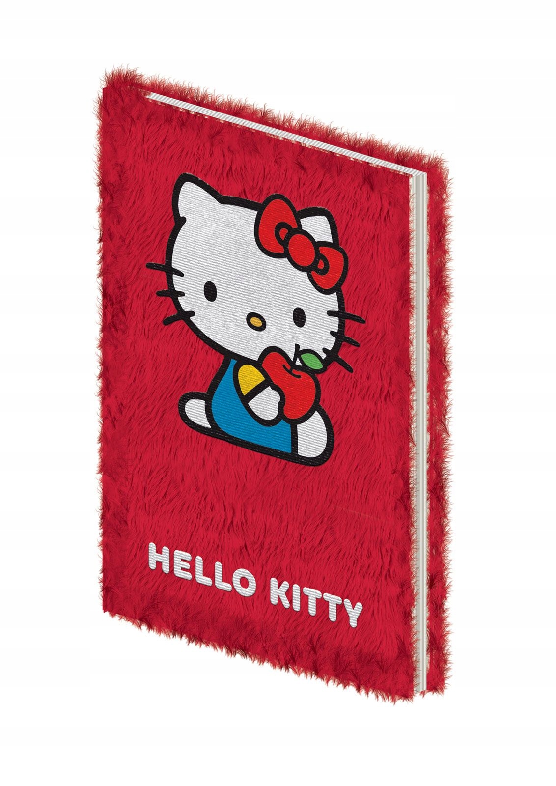 Hello Kitty Apple - pluszowy notes A5 – Idealny dla miłośników kawaii