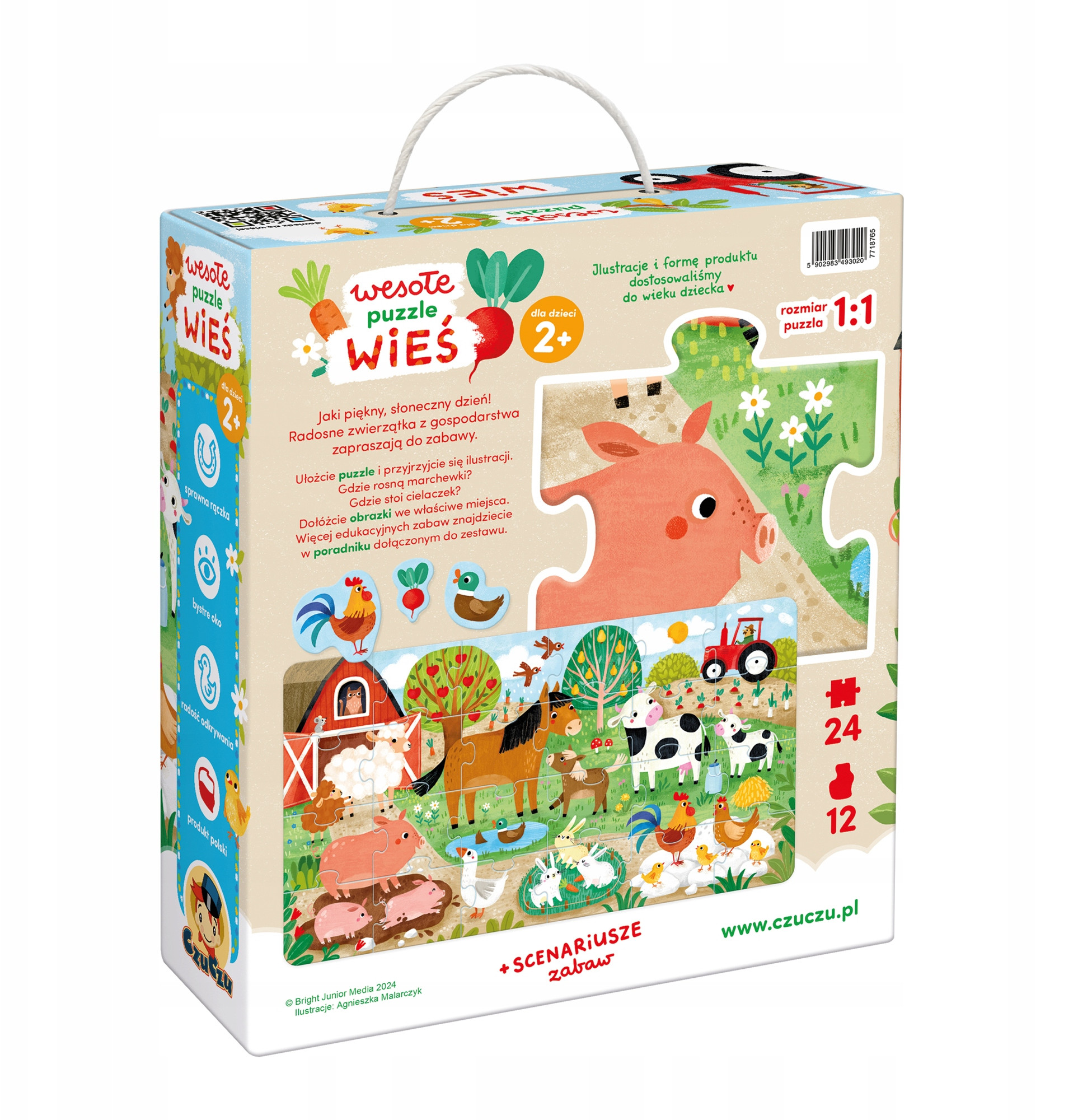 Edukacyjne walory puzzli dla dzieci powyżej 2 roku życia