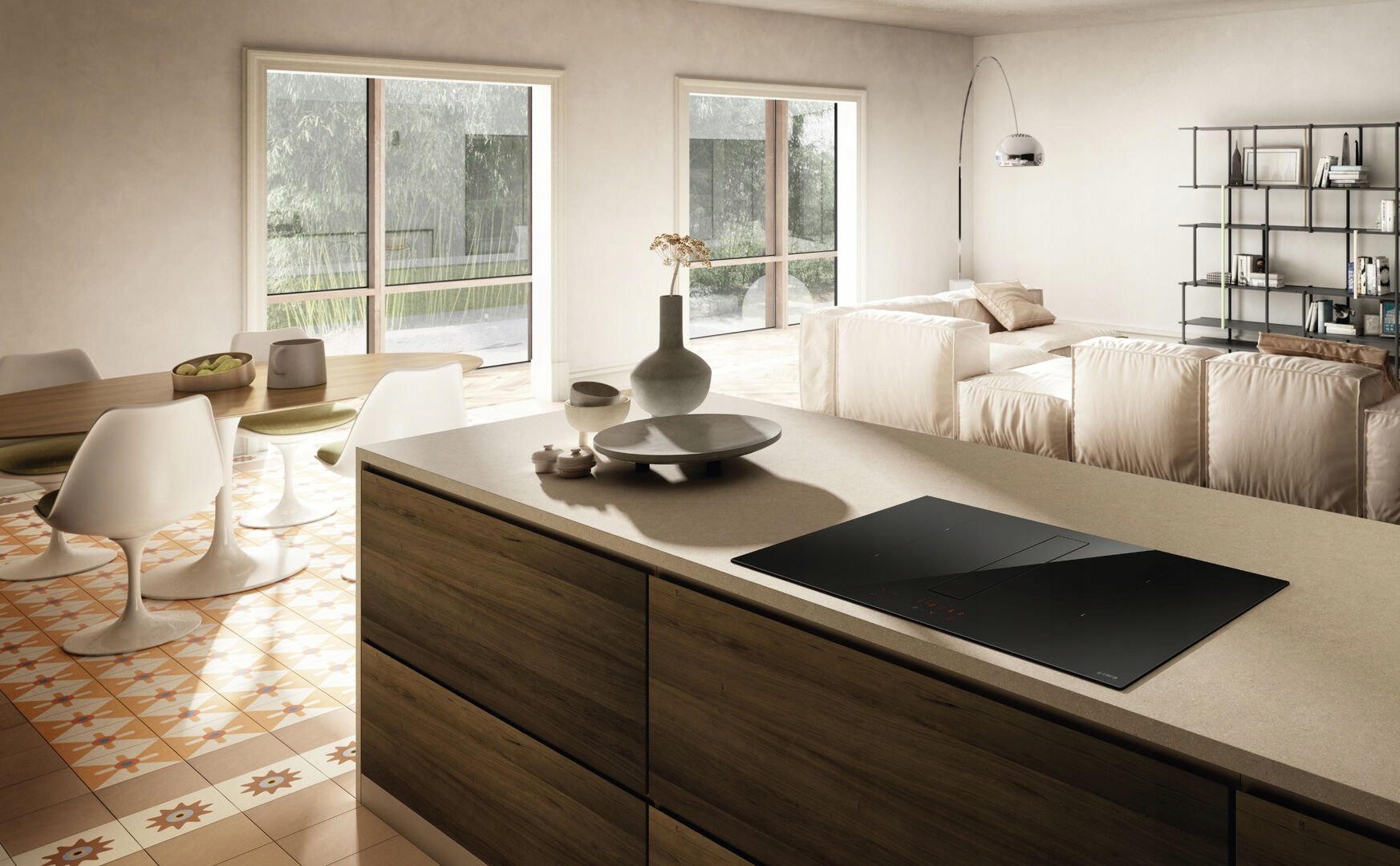 Elegancki design i funkcjonalność w kuchni