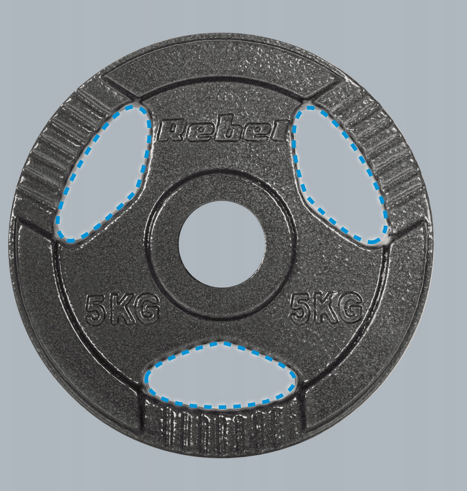 Ergonomiczne uchwyty dla komfortu treningu