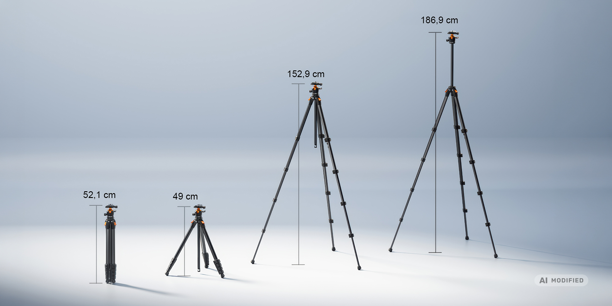 Statyw K&F Concept A305A3 z głowicą kulową BH-40 - Aż 187 cm wysokości