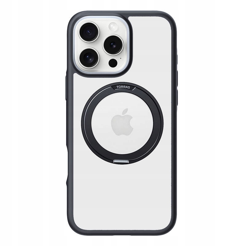 Etui Torras Ostand R Fusion dla iPhone 16 Pro (Czarne) – Maksymalna ochrona dla Twojego telefonu