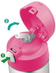 Thermos FUNtainer - Termosy dla dzieci - otwieranie