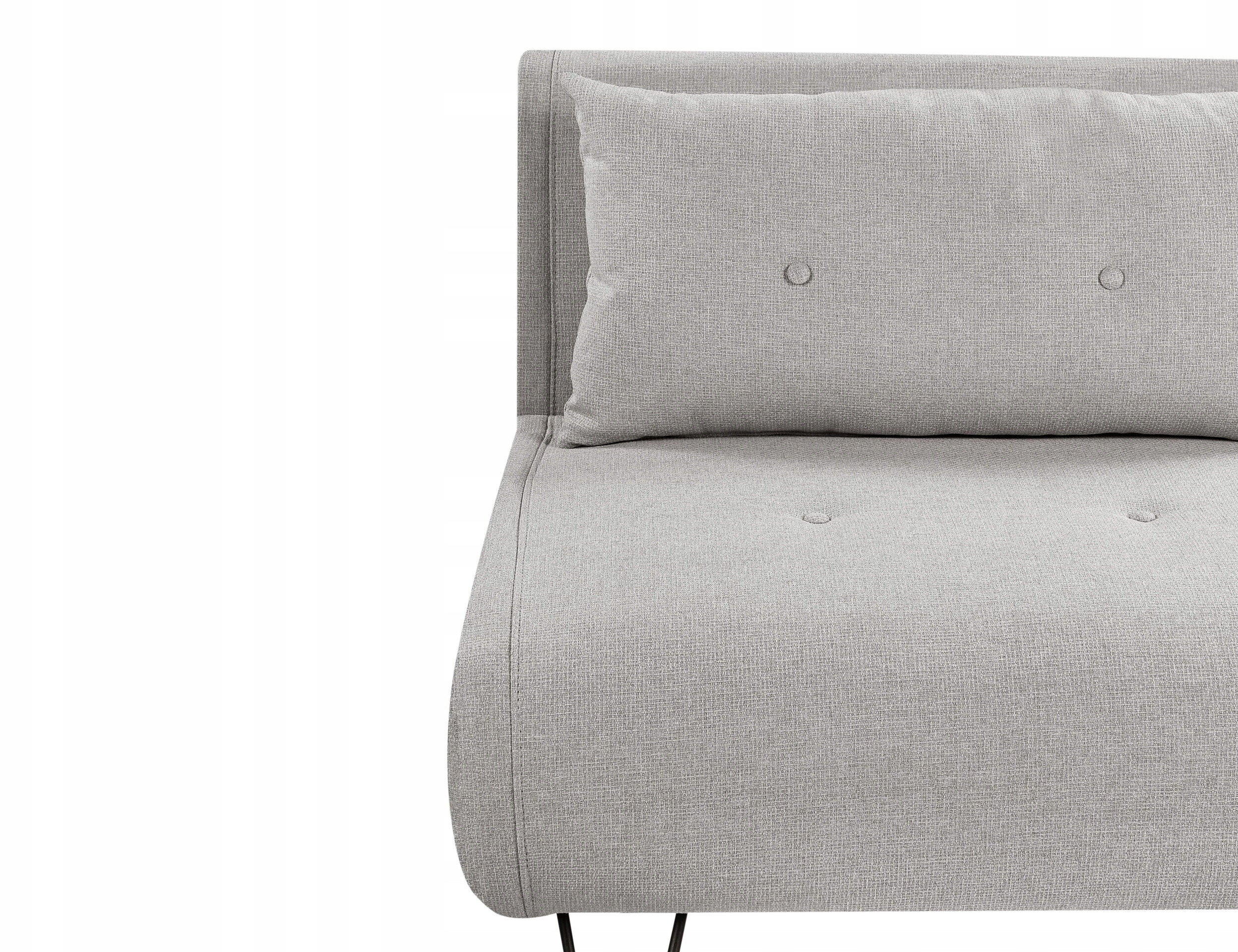 Sofa rozkładana jasnoszara VESTFOLD Lumarko – Elegancja i funkcjonalność w Twoim wnętrzu