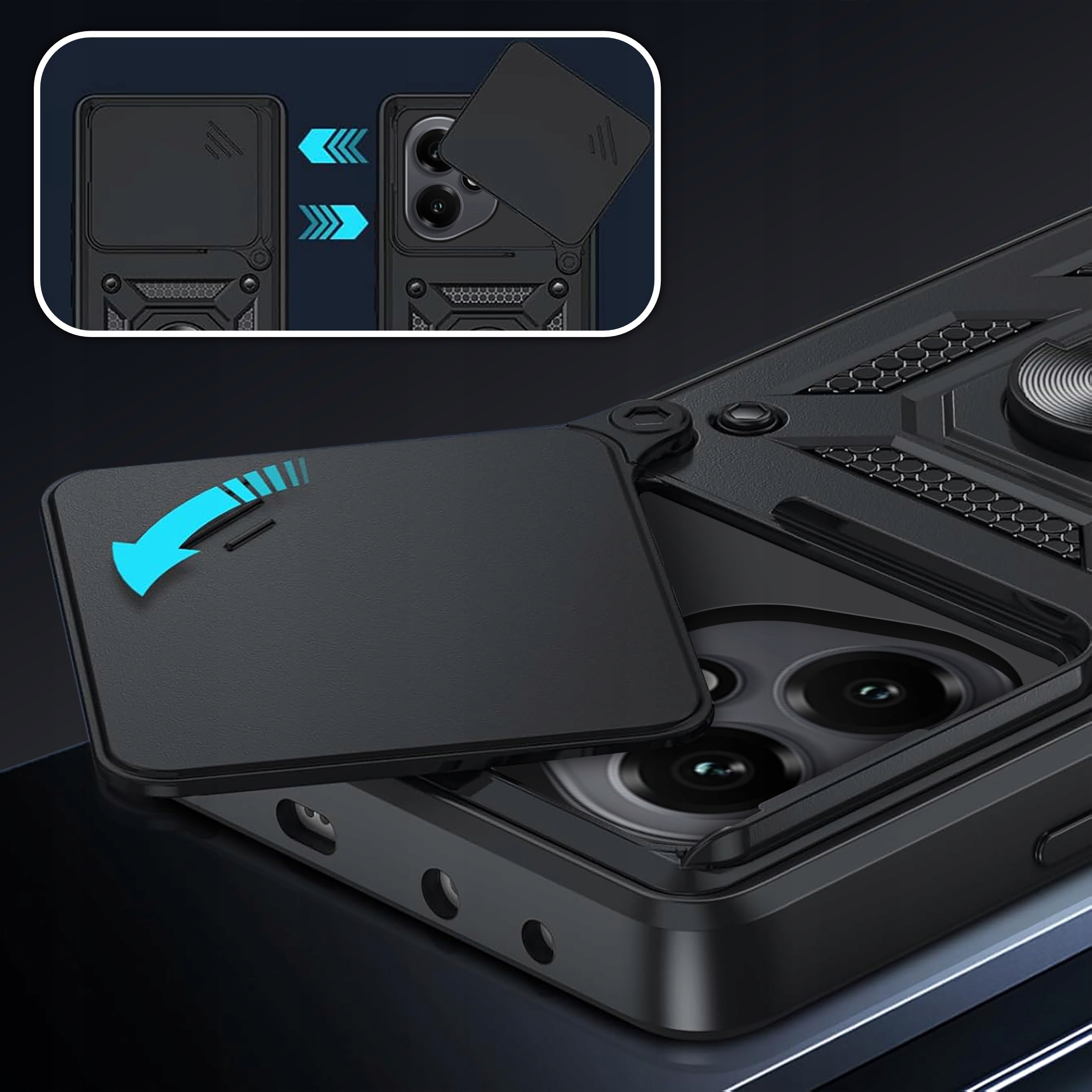 Przesuwna płytka aparatu – Pełna ochrona obiektywów