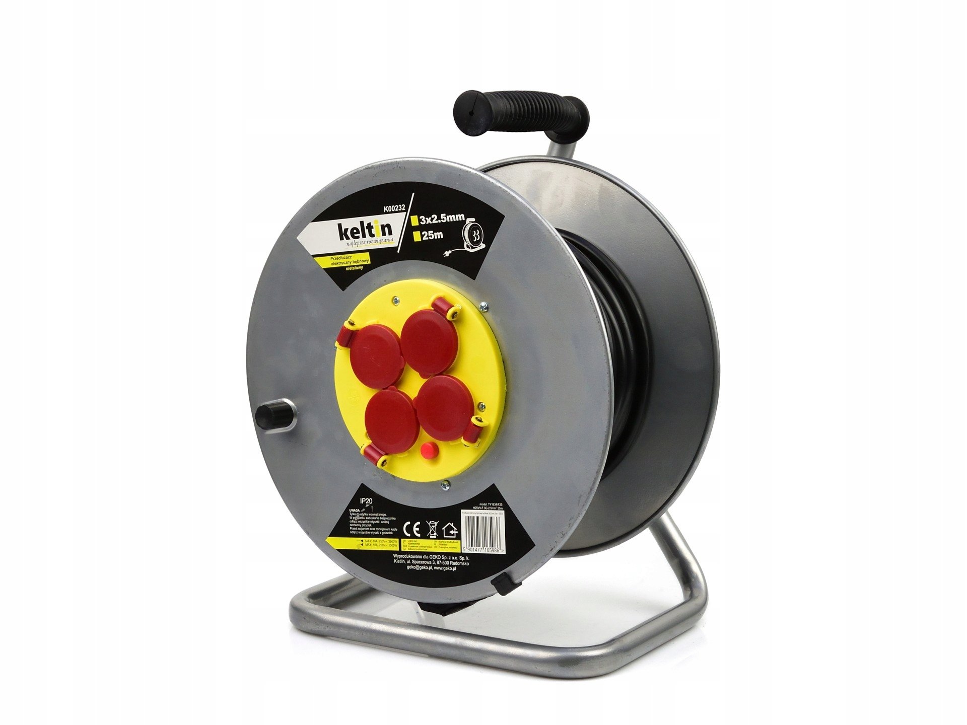 KELTIN Przedłużacz elektryczny 25m K00232 – Niezawodne zasilanie w każdych warunkach