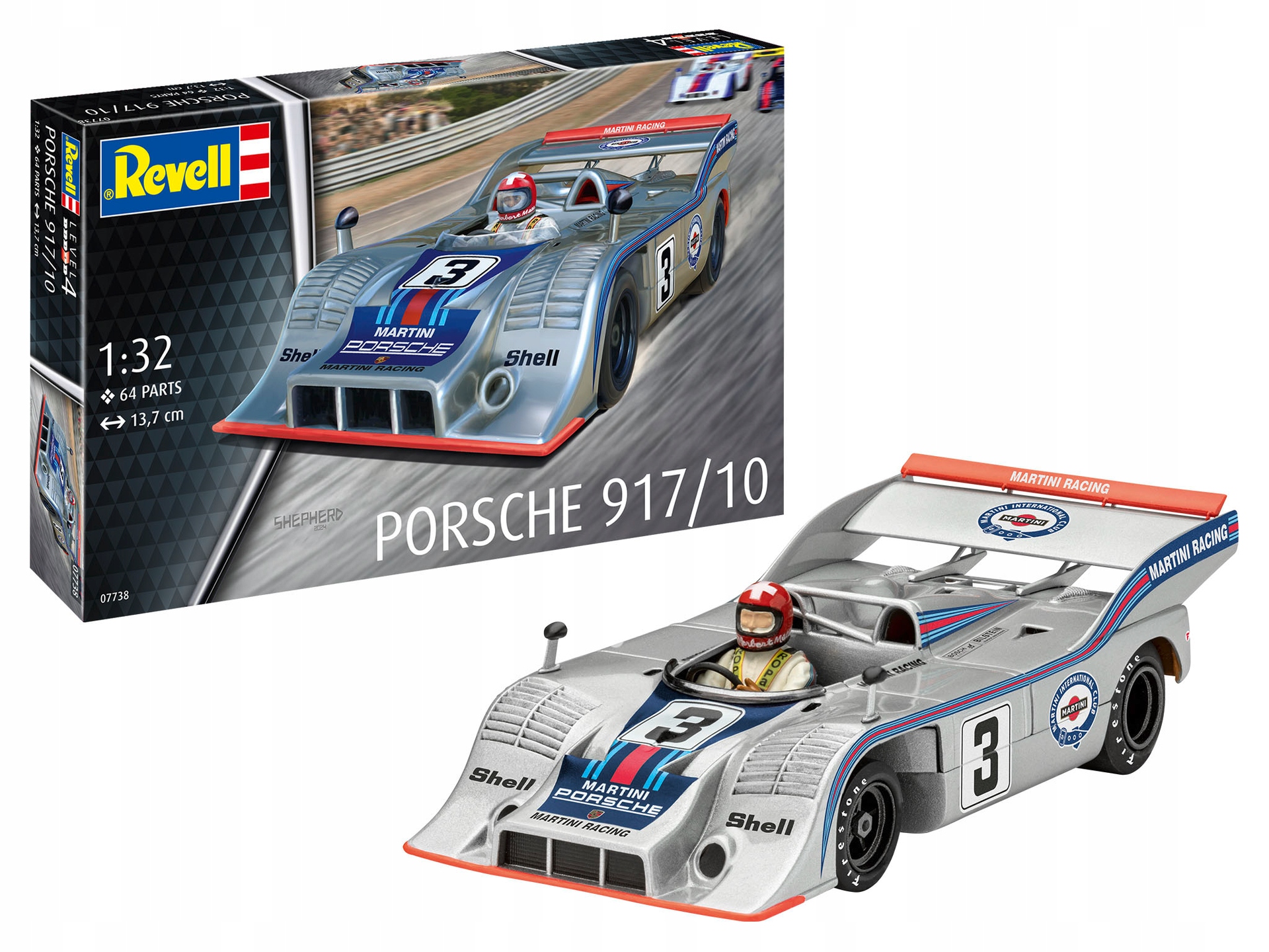 Model plastikowy Samochód Porsche 917 1/32 – Ikona wyścigów