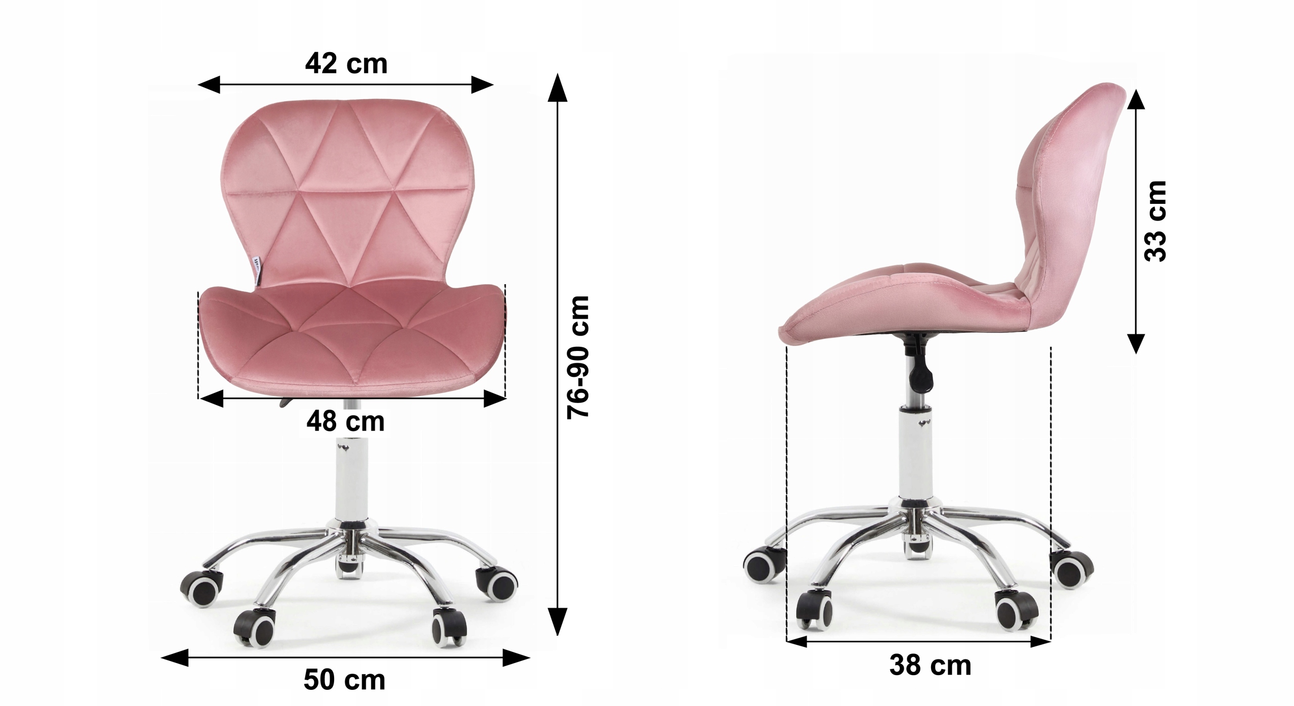 Stylowy design z welurowym obiciem