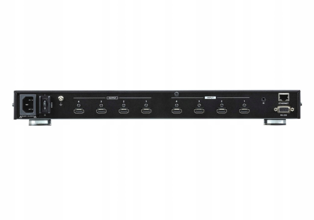 Wiele metod sterowania: IR, RS-232, Ethernet