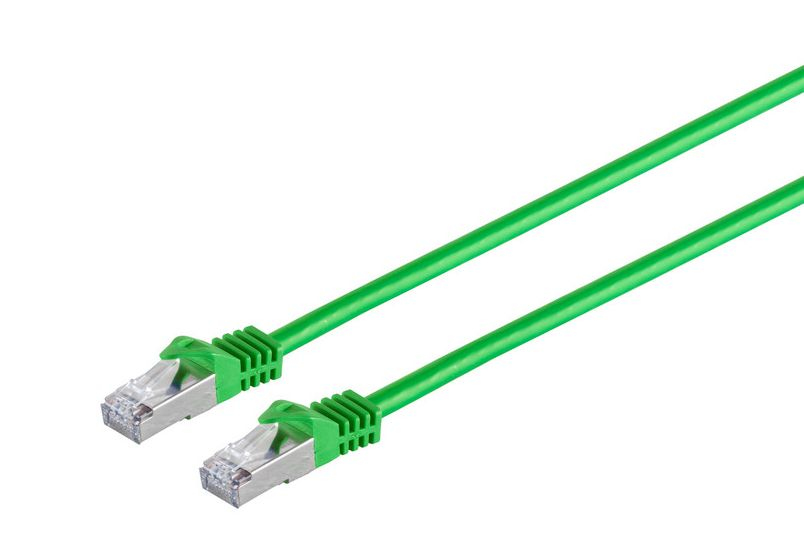 Kabel CAT 7 S/FTP RJ45 GREEN* 0.50m – Wysoka wydajność sieciowa