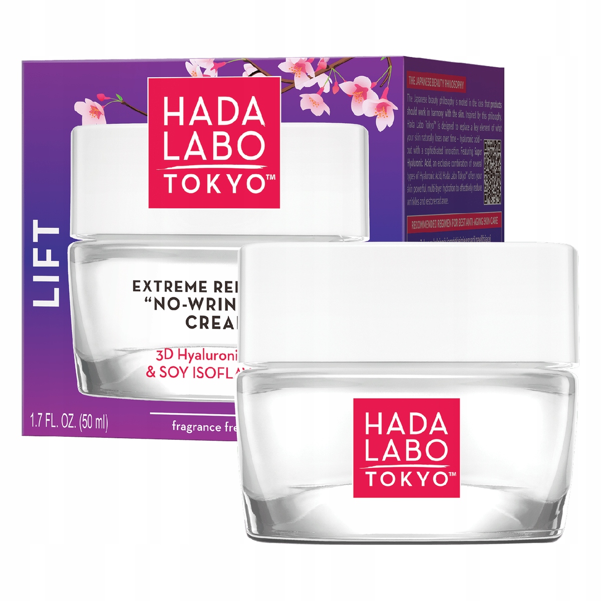 Hada Labo Tokyo Lift – Przeciwzmarszczkowy krem na dzień i noc