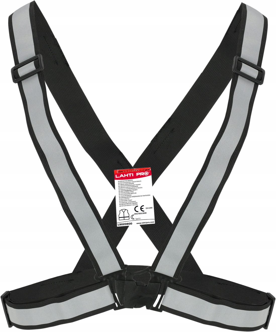 Lahti Pro Szelki Odblaskowe Elastyczne, Czarne – Bezpieczeństwo na pierwszym miejscu