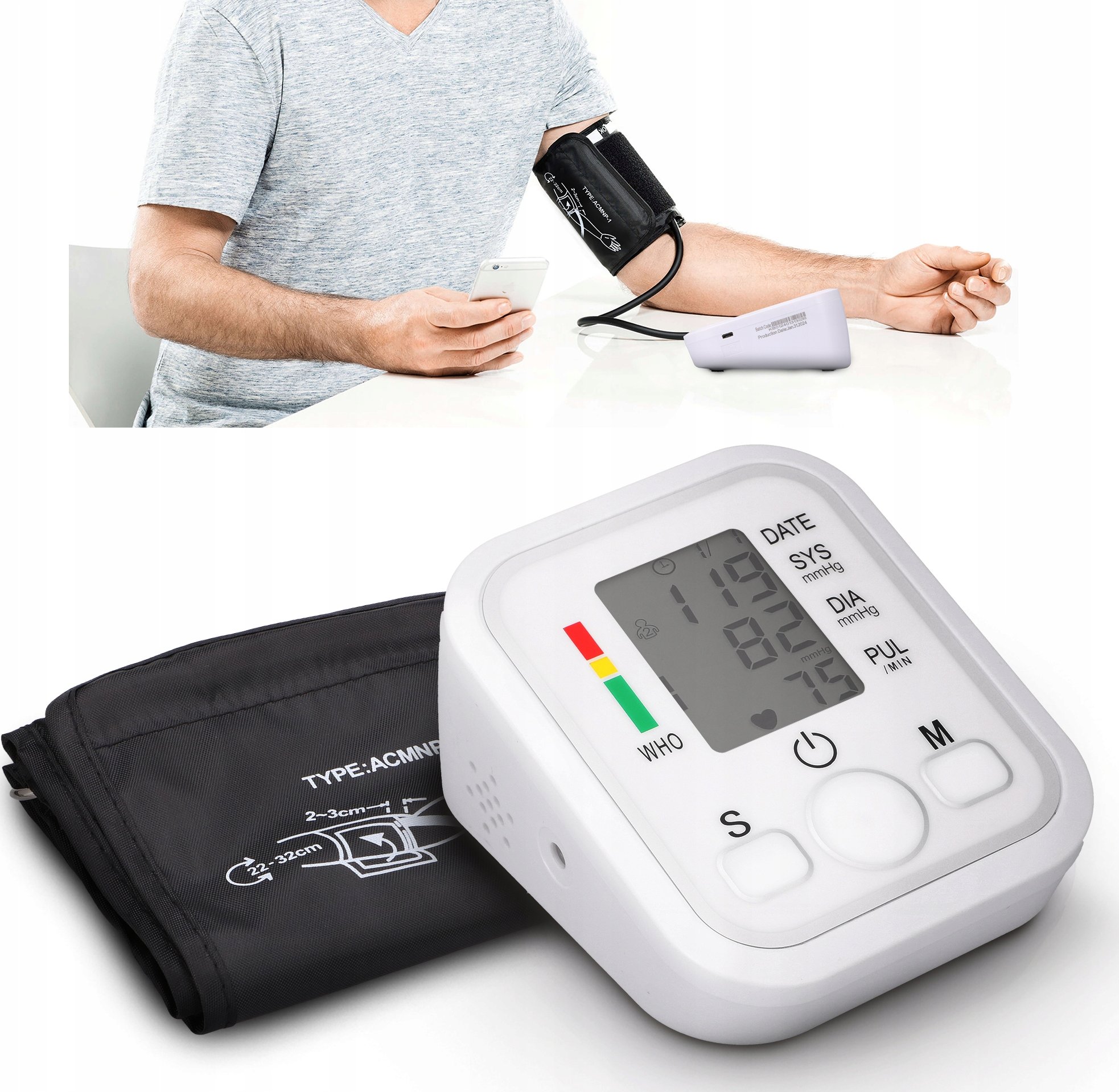 Ciśnieniomierz ExtraLink EXTRALINK SMART LIFE CIŚNIENIOMIERZ NARAMIENNY K-4S BIAŁY – Twoje zdrowie w zasięgu ręki