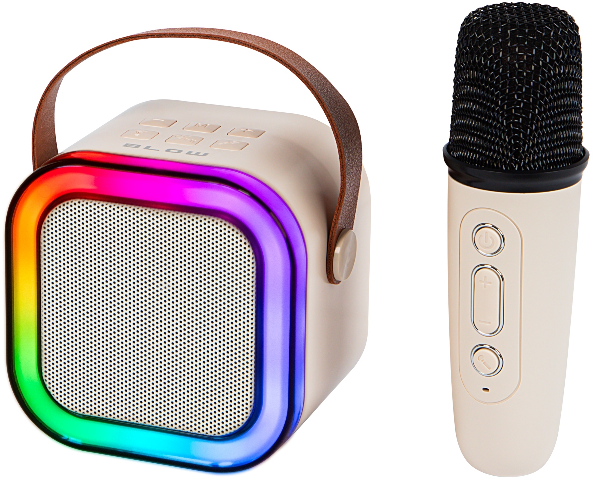 Głośnik Bluetooth Karaoke RGB z mikrofonem – Idealny na każdą imprezę