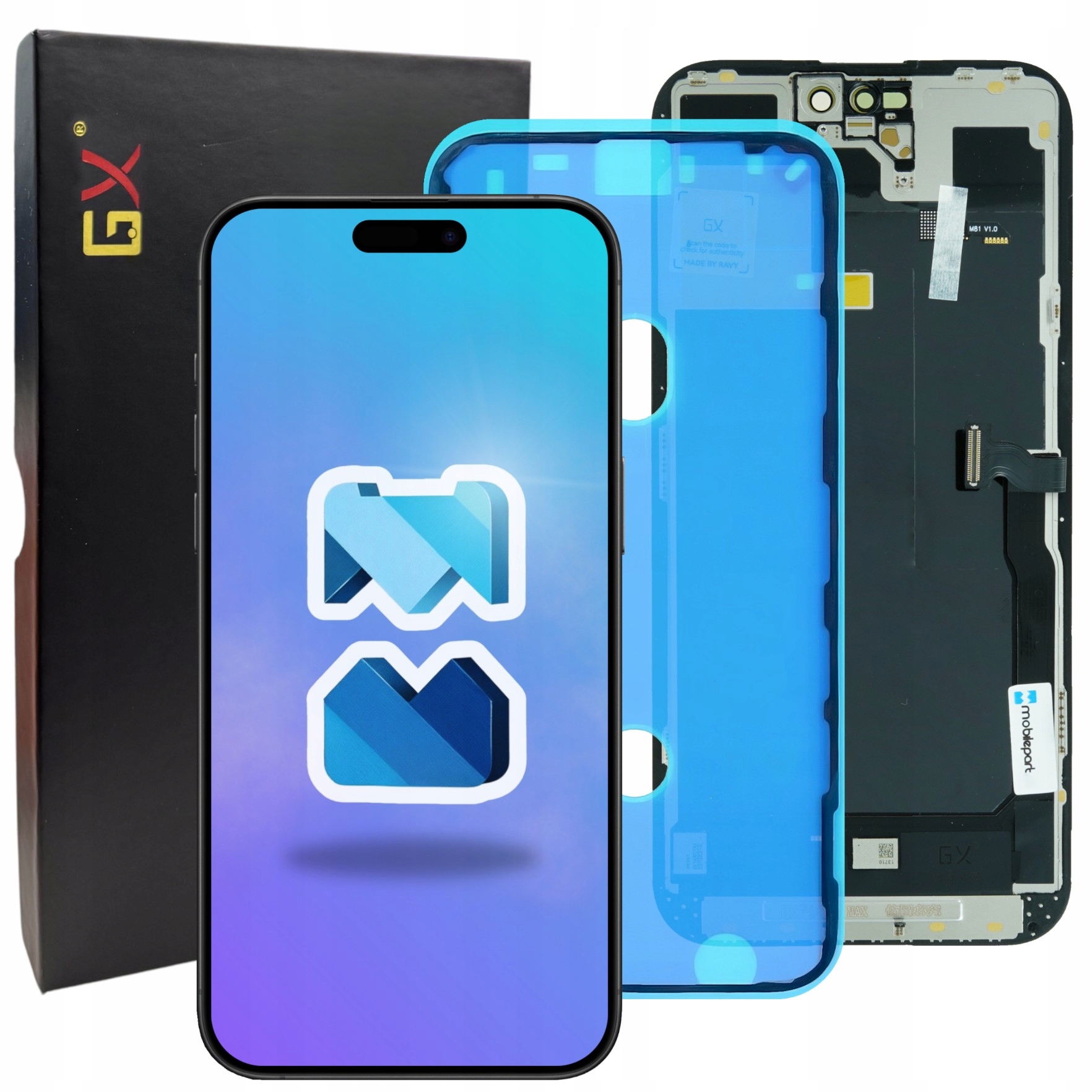 Wyświetlacz do iPhone 14 Pro Max LCD A2894 + Uszczelka Soft Oled 120Hz GX – Najwyższa jakość dla Twojego urządzenia