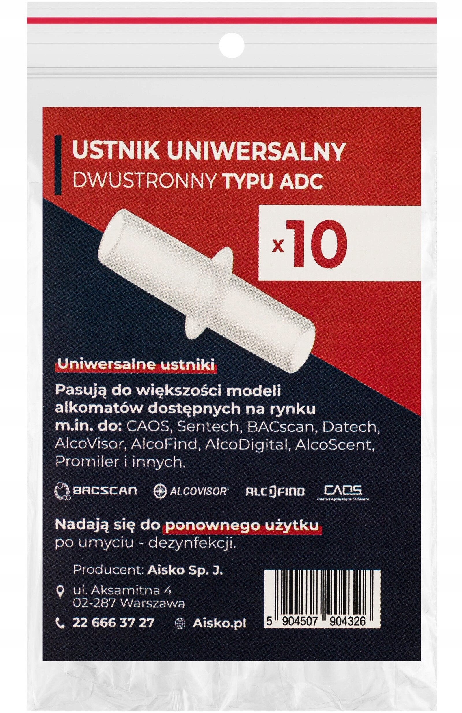 Lista kompatybilnych modeli alkomatów