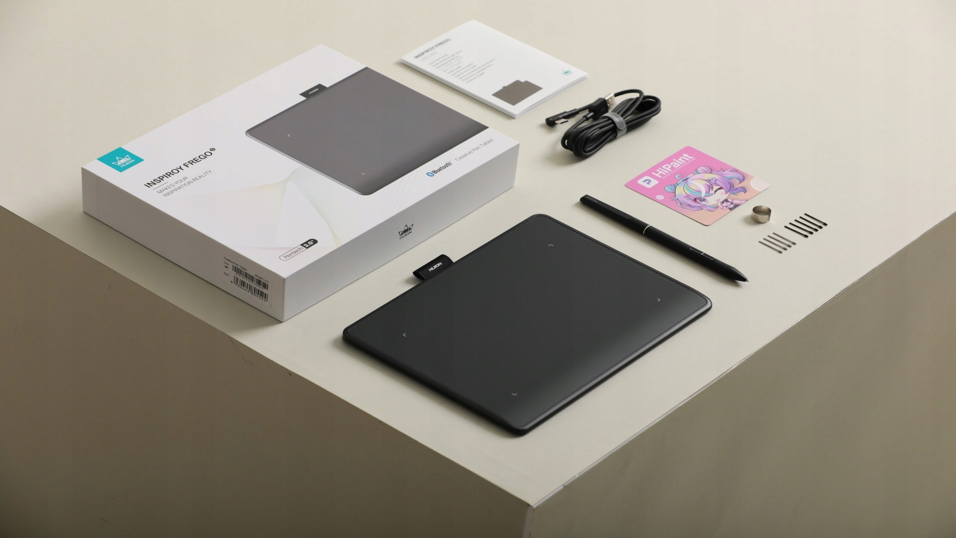 Tablet graficzny Huion L310 FREGO S Black – Twój kreatywny partner