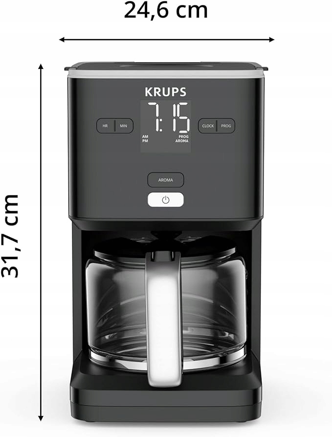 Wymiary i waga ekspresu Krups KM600810