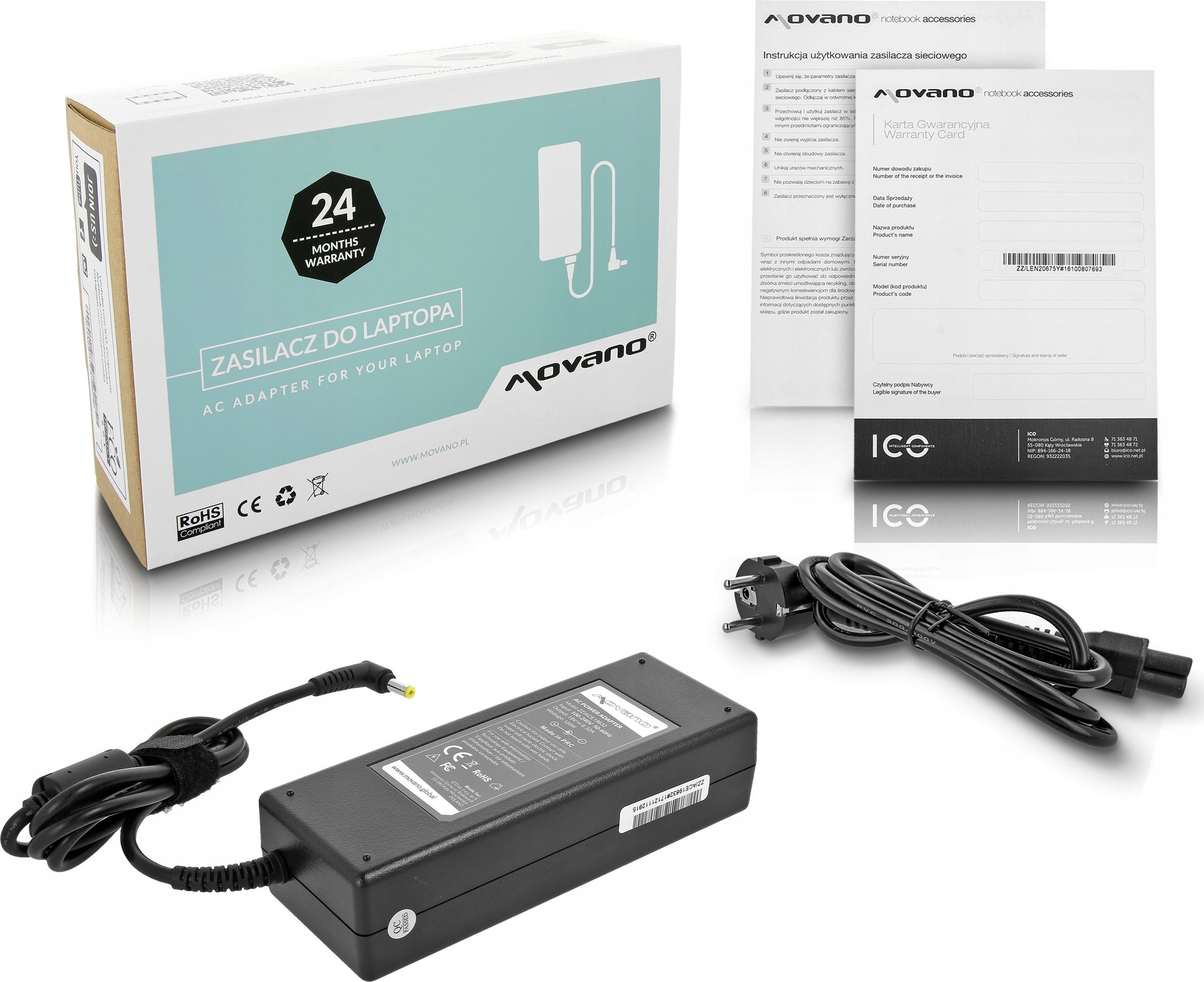 Zasilacz do laptopa 3DSimo - Ładowarka do Acer 19.5v 6.92a 1350W