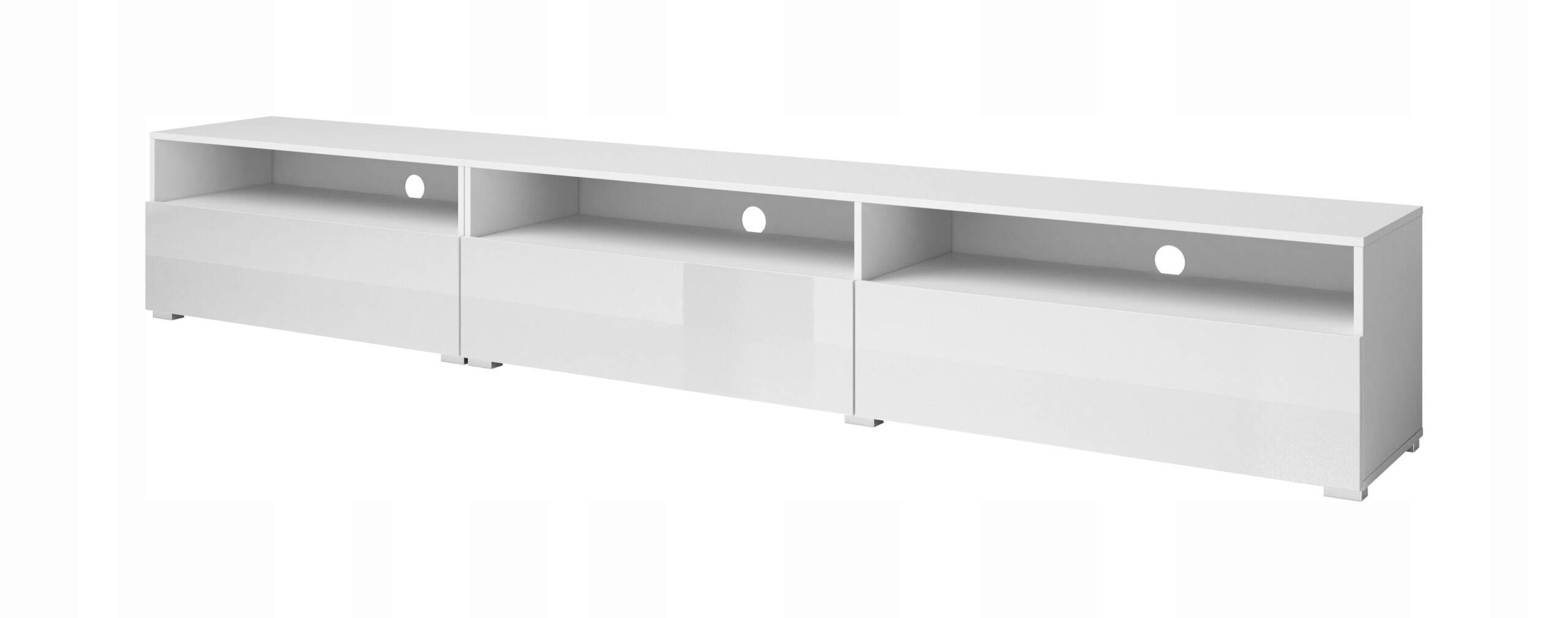 Elegancki design – Biały mat i połysk w nowoczesnym stylu