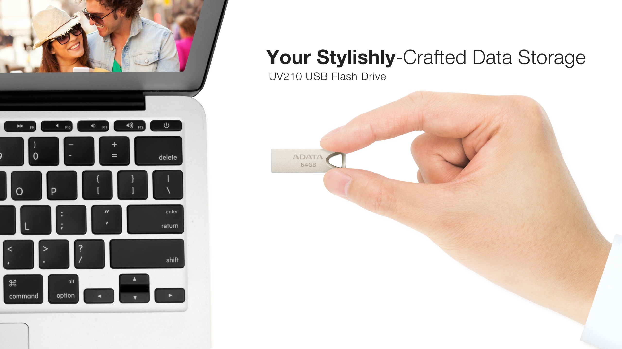 Stylowy i trwały design metalowego pendrive'a