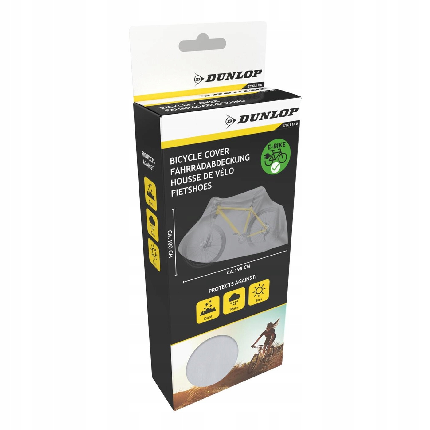 Pokrowiec na motor rower skuter 195x100cm Dunlop – Ochrona Twojego pojazdu