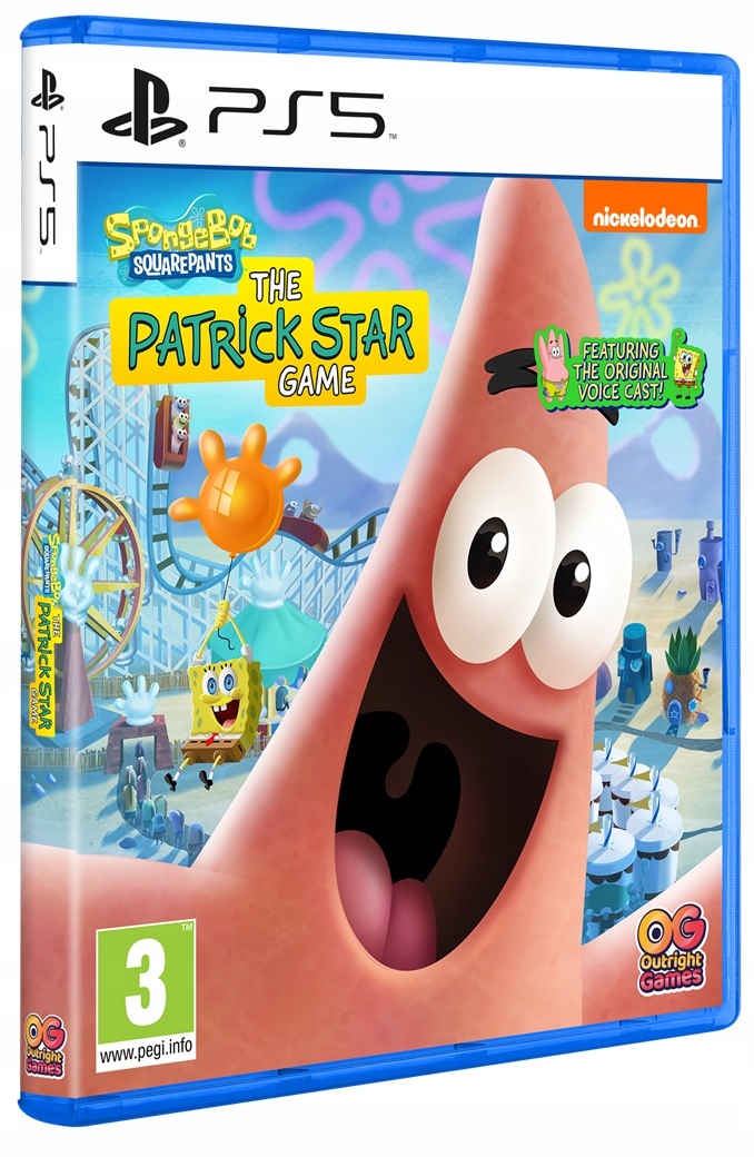 Gra PlayStation 5 Spongebob Kanciastoporty: Gra Patryka Rozgwiazdy – Przygoda w Bikini Dolnym