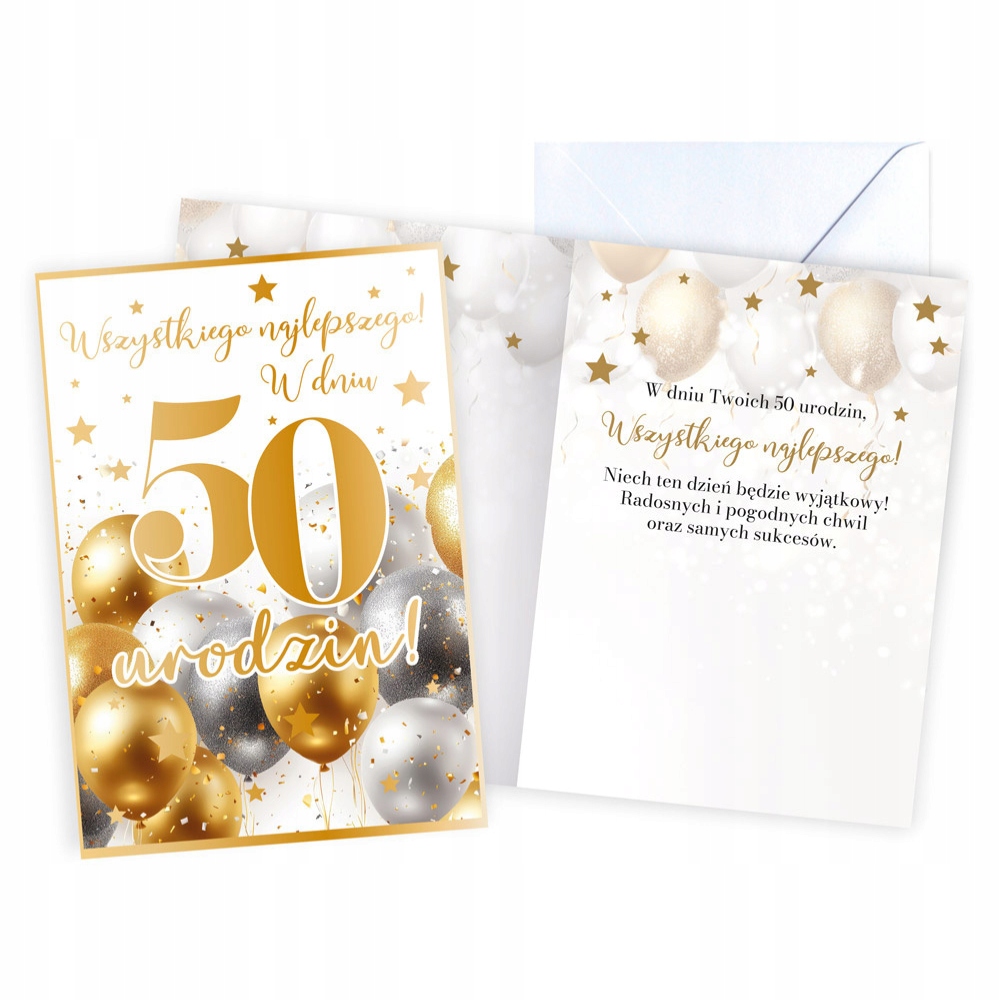 Idealna na 50-stkę z motywem balonów